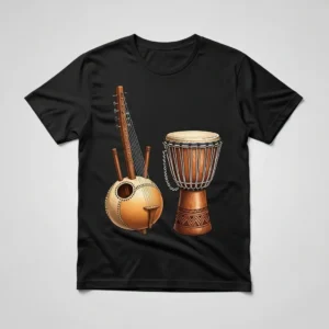 African Musical T-Shirt